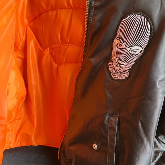 BADWOOD Bomber Jacket in Black • (Size L) - Picture 5 of 7